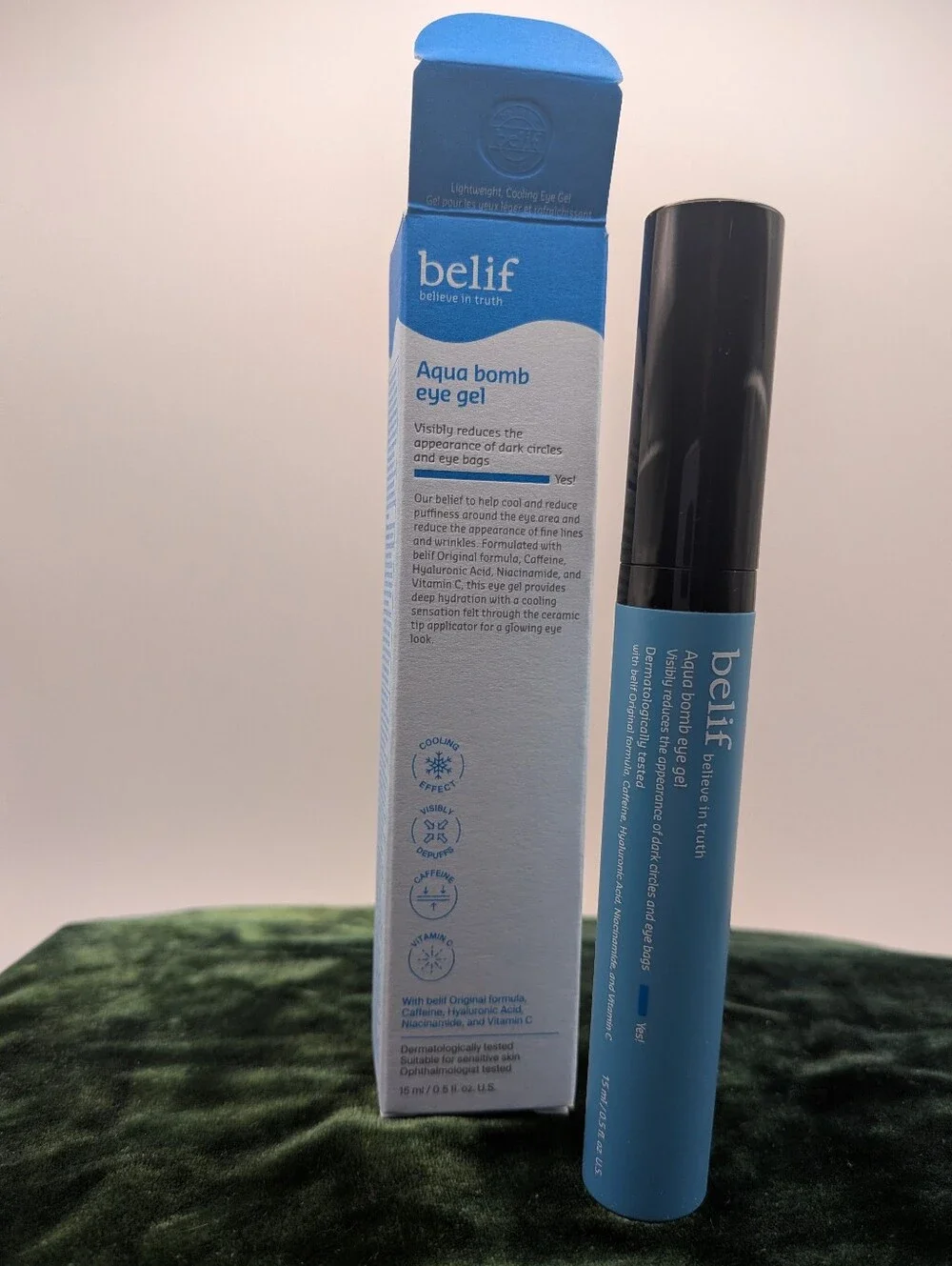 NWT Belif Aqua Bomb Eye Gel 15ml